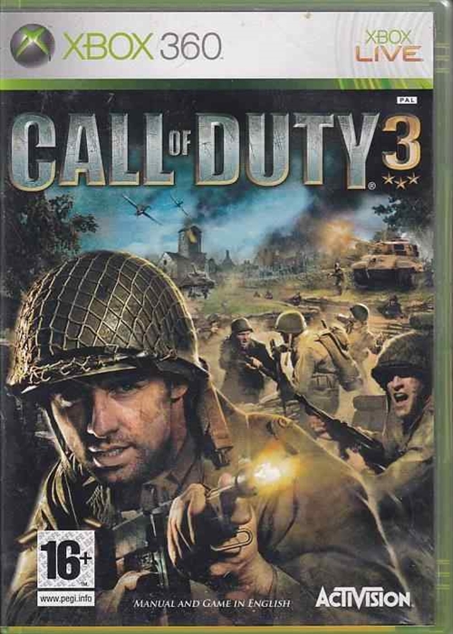 Call of Duty 3 - XBOX 360 (B Grade) (Used) (Eng)